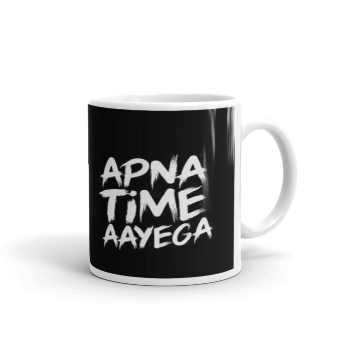 Khushi Designers Aapna Time Aayega Printed In Glossy Style  Ceramic Coffee Mug {330 Ml} | Save 33% - Rajasthan Living 5