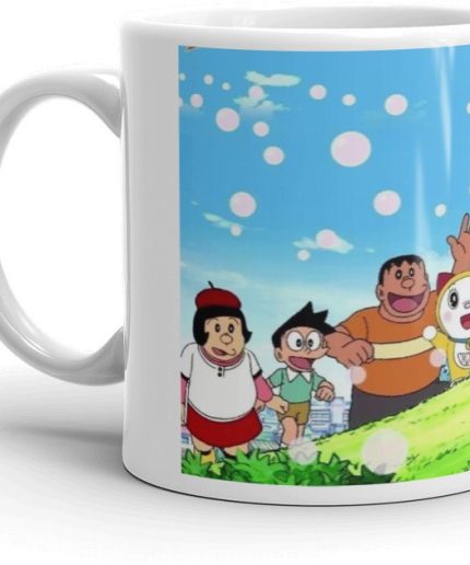 NK Store All Doraemon Character Are Picnic Coffee Mug (320ml) | Save 33% - Rajasthan Living 3
