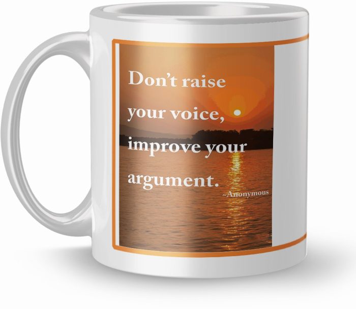 NK Store Printed Argument Tea And Coffee Mug (320ml) | Save 33% - Rajasthan Living 5