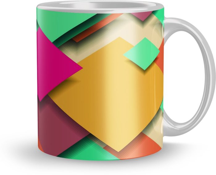 NK Store Printed Attractive Colorful Design Tea And Coffee Mug (320ml) | Save 33% - Rajasthan Living 5