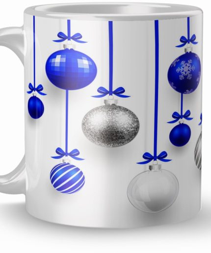 NK Store Printed Ball Desigen Blue Tea And Coffee Mug (320ml) | Save 33% - Rajasthan Living 3