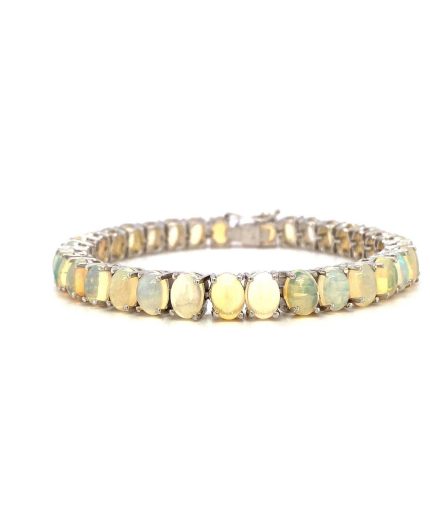 Opal Bracelet in 925 Sterling Silver | Save 33% - Rajasthan Living
