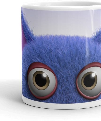 NK Store Blue Teddy Face Printed Tea and Coffee Mug (320ml) | Save 33% - Rajasthan Living