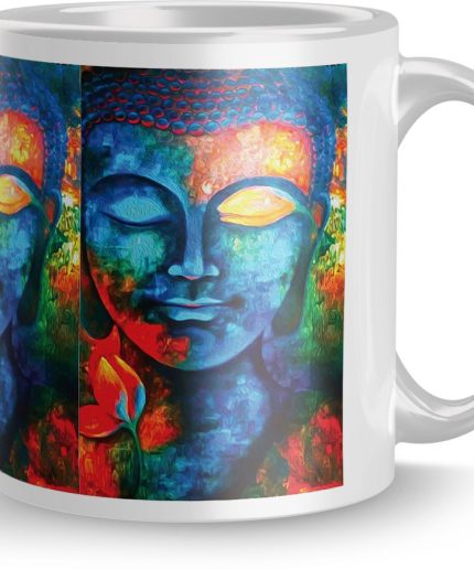 NK Store Printed Budha Tea And Coffee Mug (320ml) | Save 33% - Rajasthan Living 3
