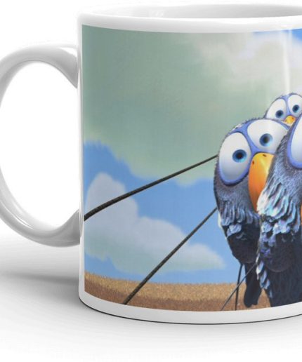 NK Store Convivencia Birds Printed Tea and Coffee Mug (320ml) | Save 33% - Rajasthan Living 3
