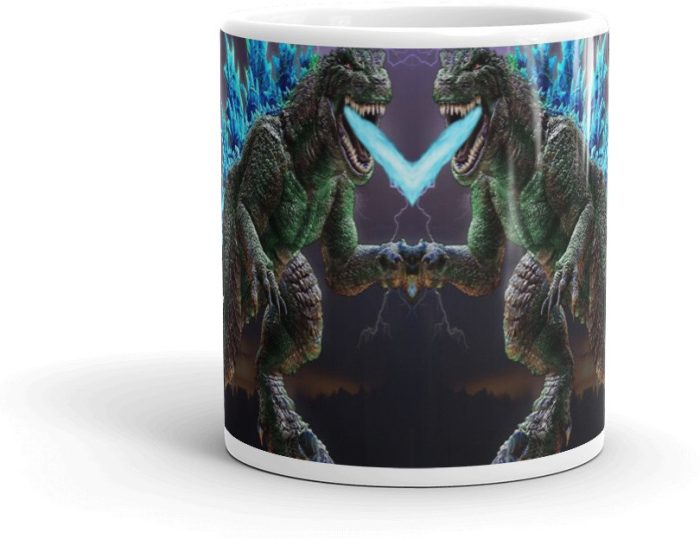 NK Store Dino Warrior Printed Tea and Coffee Mug (320ml) | Save 33% - Rajasthan Living 5