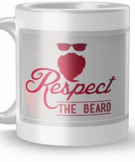 NK Store Printed Fear the Beard Tea And Coffee Mug (320ml) | Save 33% - Rajasthan Living