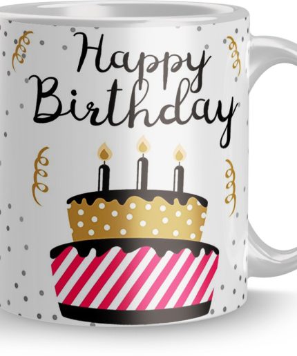 NK Store Printed Happy Birthday to You Tea And Coffee Mug (320ml) | Save 33% - Rajasthan Living 3
