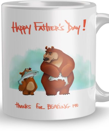 NK Store Printed Happy Fathers Day Tea And Coffee Mug (320ml) | Save 33% - Rajasthan Living