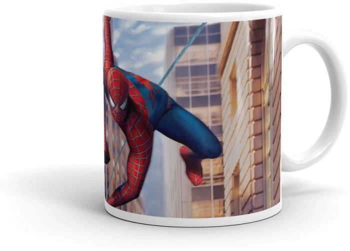 NK Store High Flying Stunts Spider Man Tea Coffee Mug (320ml) | Save 33% - Rajasthan Living 7