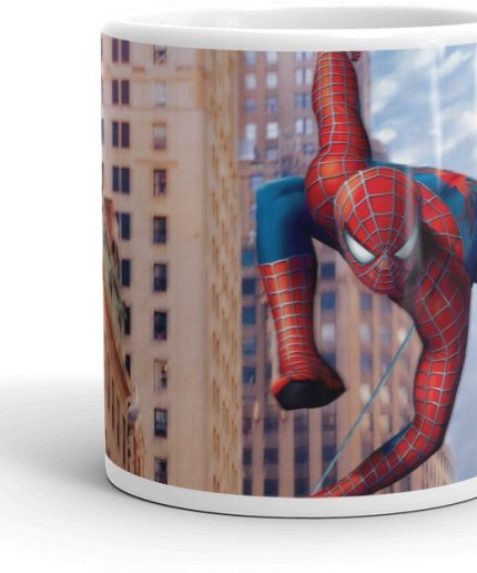 NK Store High Flying Stunts Spider Man Tea Coffee Mug (320ml) | Save 33% - Rajasthan Living