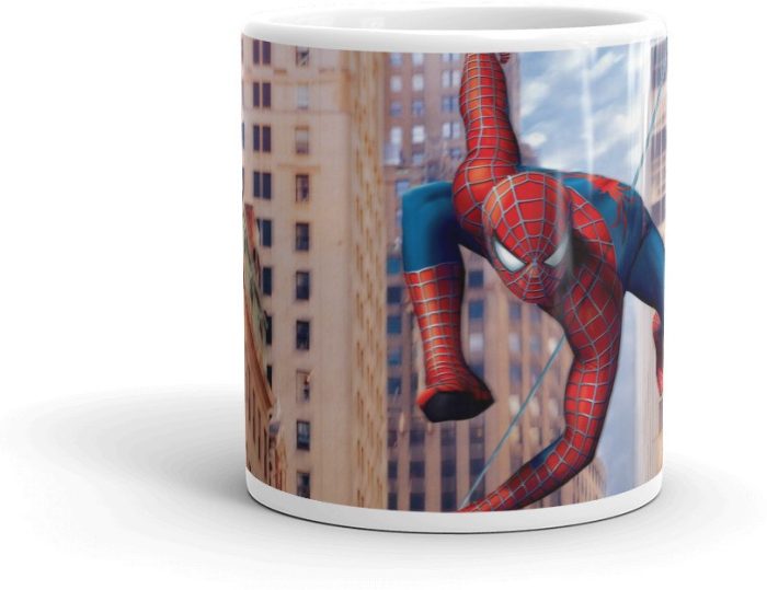 NK Store High Flying Stunts Spider Man Tea Coffee Mug (320ml) | Save 33% - Rajasthan Living 5
