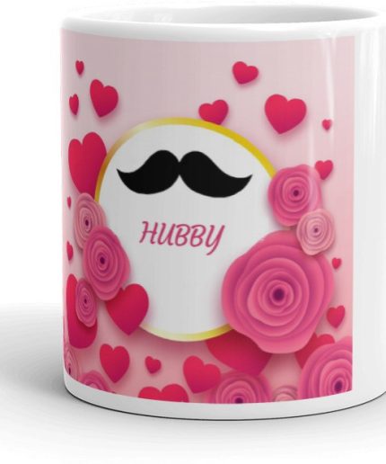 NK Store Hubby Printed  Tea And Coffee Mug (320ml) | Save 33% - Rajasthan Living