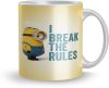 NK Store Printed I Break the Rules Tea And Coffee Mug (320ml) | Save 33% - Rajasthan Living 8