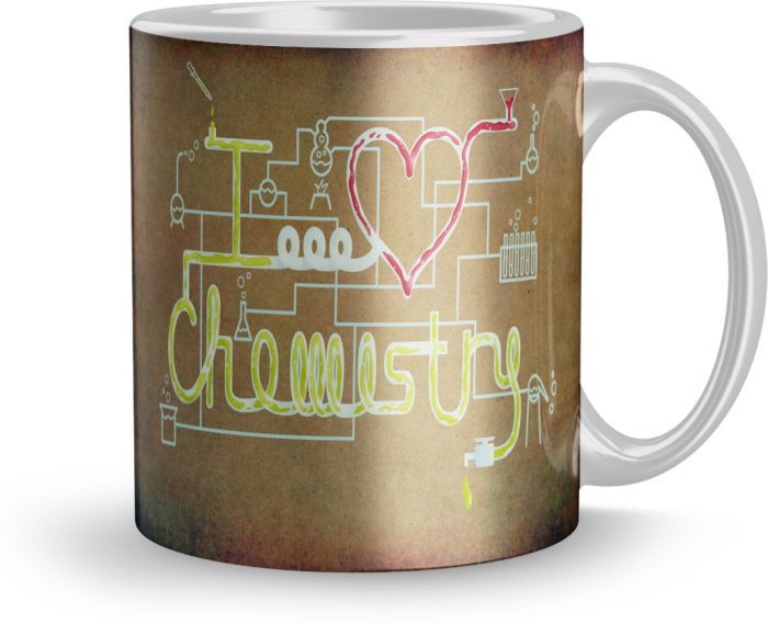 NK Store Printed I Love Chemistry Tea And Coffee Mug (320ml) | Save 33% - Rajasthan Living 6