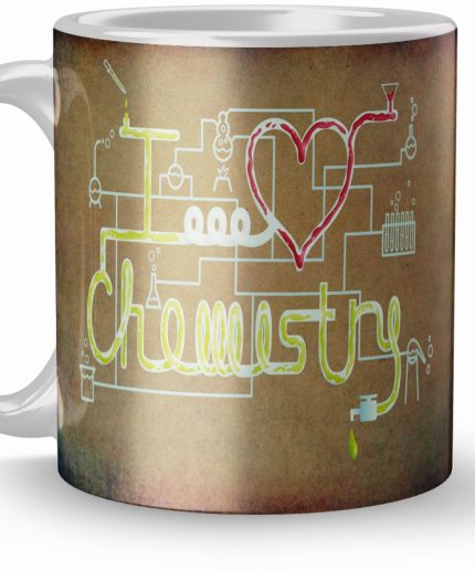 NK Store Printed I Love Chemistry Tea And Coffee Mug (320ml) | Save 33% - Rajasthan Living