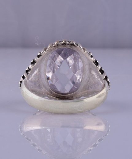 Victorian Faceted Oval Shape Ring | Save 33% - Rajasthan Living 3