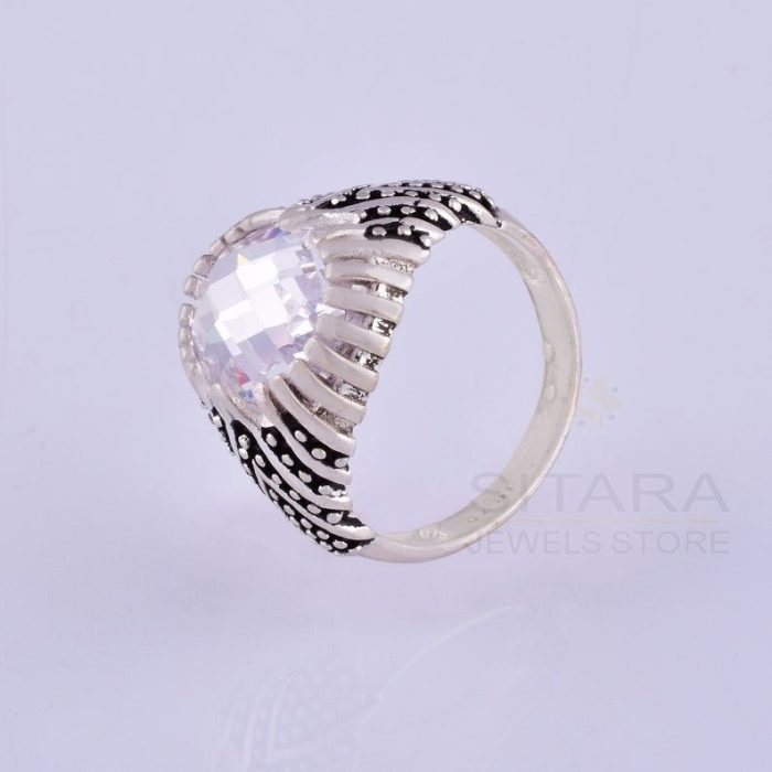 Victorian Faceted Oval Shape Ring | Save 33% - Rajasthan Living 10