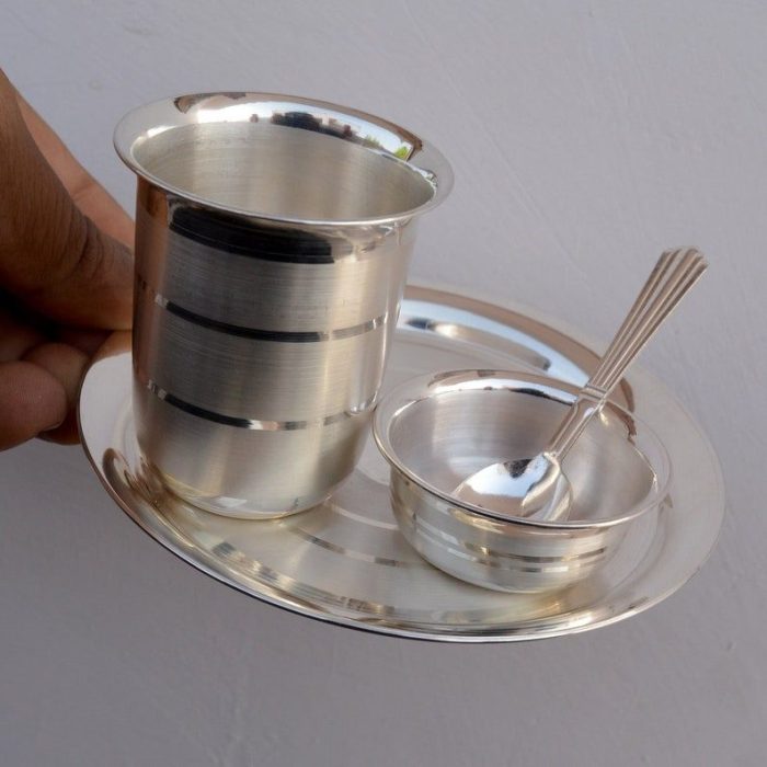Pure Silver Dinner Set | Save 33% - Rajasthan Living 5