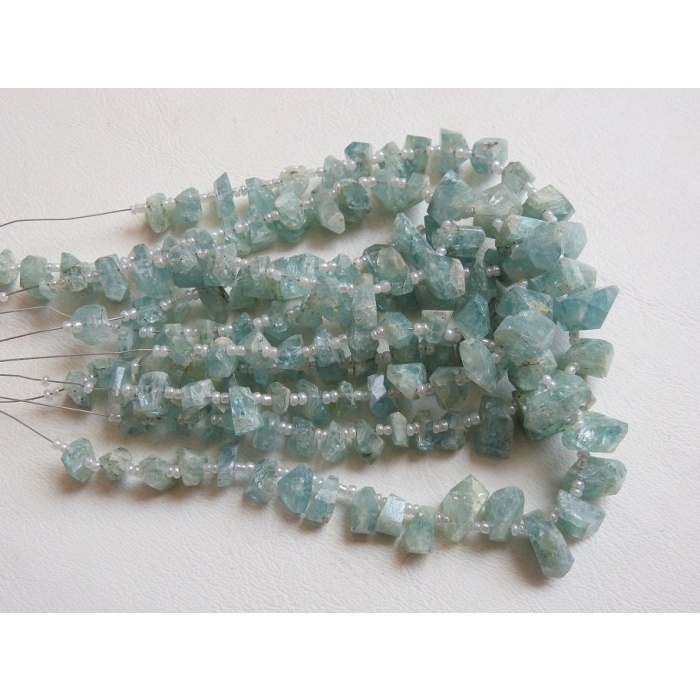 Aquamarine Faceted Briolette,Tumble,Nugget,Fancy Shape,Loose Stone,Handmade Bead,8Inch 10X8To7X4MM Approx,Wholesaler,Supplies,100%Natural | Save 33% - Rajasthan Living 11