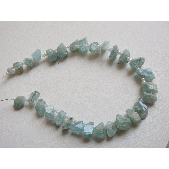 Aquamarine Faceted Briolette,Tumble,Nugget,Fancy Shape,Loose Stone,Handmade Bead,8Inch 10X8To7X4MM Approx,Wholesaler,Supplies,100%Natural | Save 33% - Rajasthan Living 7