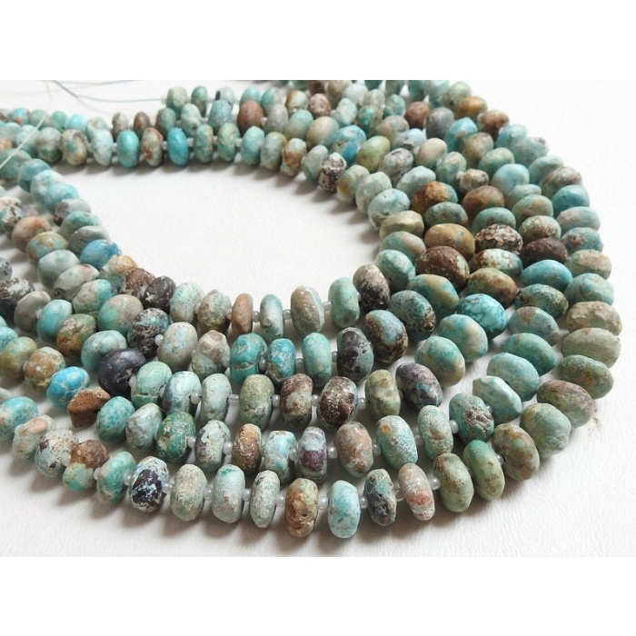 Arizona Turquoise Smooth Roundel Beads,Handmade,Matte Finished/100% Natural/Wholesale Price/New Arrival B2 | Save 33% - Rajasthan Living 9