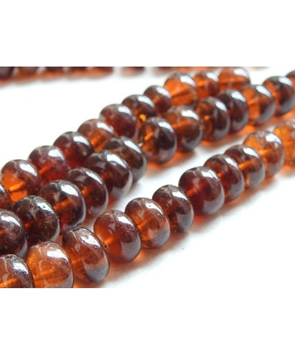 Hessonite Garnet Smooth Roundel Bead,Loose Bead,Handmade,Orange,For Making Jewelry,Necklace,Wholesaler,Supplies 100%Natural PME-B6 | Save 33% - Rajasthan Living