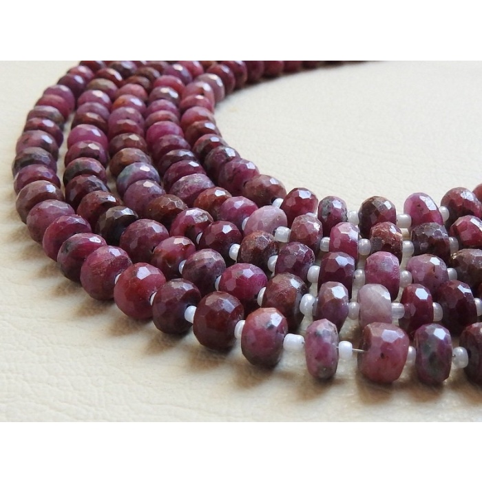 100%Natural African Ruby Faceted Roundel Beads,Handmade,Loose Stone,Gemstone Necklace Wholesale Price New Arrival B5 | Save 33% - Rajasthan Living 10