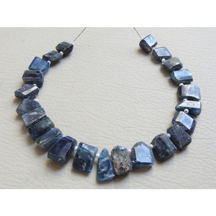 Blue Kyanite Faceted Fancy Shape Briolette,Tumble,Nuggets,Loose Stone,Handmade,For Making Jewelry,8Inch Strand,100%Natural,BR5 | Save 33% - Rajasthan Living 6