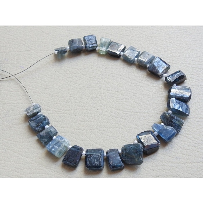 Blue Kyanite Faceted Fancy Shape Briolette,Tumble,Nuggets,Loose Stone,Handmade,For Making Jewelry,8Inch Strand,100%Natural,BR5 | Save 33% - Rajasthan Living 8