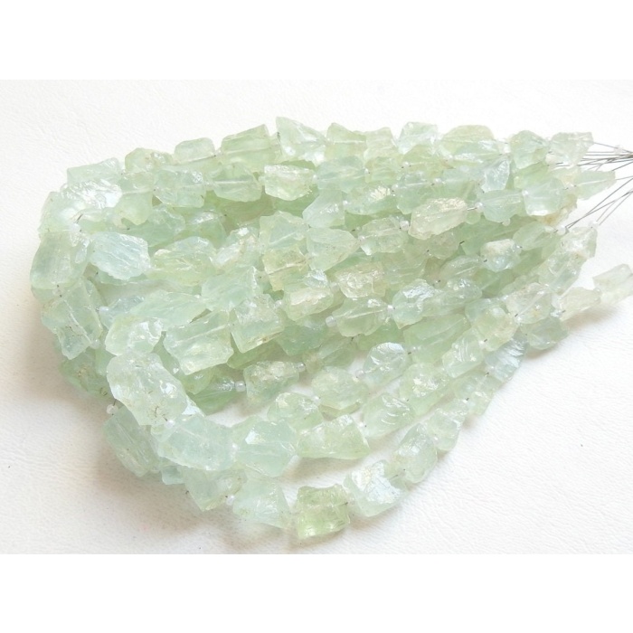 Aquamarine Natural Rough Tumble,Nuggets,Uncut,Loose Raw,Minerals Gemstone,Wholesaler,Supplies 9Inch 12X9To8X7MM Approx R2 | Save 33% - Rajasthan Living 11