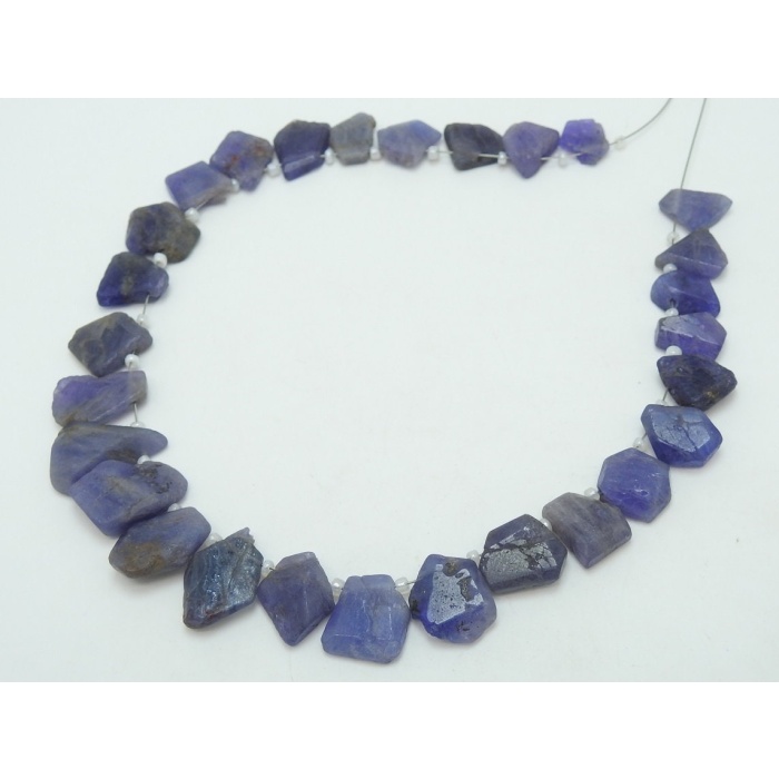 Tanzanite Fancy Shape Briolettes,Faceted,Nuggets,Irregular Shape,For Making Jewelry,Wholesaler,Supplies 8Inch 15X12To7X5MM Approx BR8 | Save 33% - Rajasthan Living 10