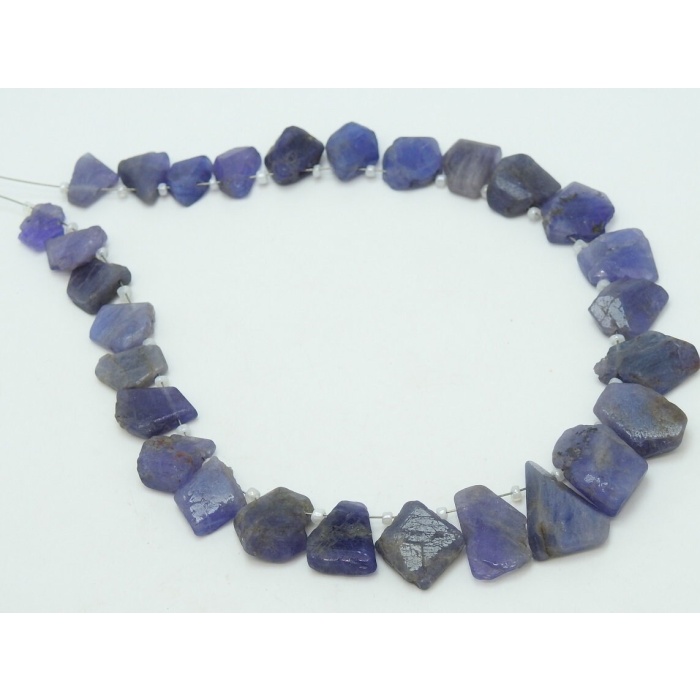 Tanzanite Fancy Shape Briolettes,Faceted,Nuggets,Irregular Shape,For Making Jewelry,Wholesaler,Supplies 8Inch 15X12To7X5MM Approx BR8 | Save 33% - Rajasthan Living 8