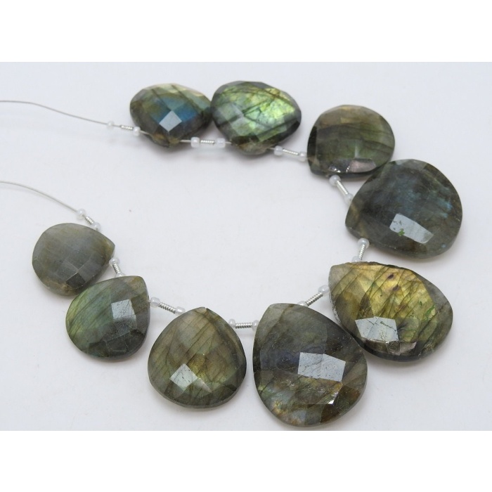 Natural Labradorite Faceted Teardrop,Drop,Multi Falshy Fire,Loose Stone 9Piece Strand 25X17To20X15MM Approx Wholesaler Supplies BR1 | Save 33% - Rajasthan Living 7