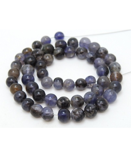 100%Natural,Iolite Smooth Sphere Ball Bead,Round,Necklace,Jewelry,Handmade,Loose Stone,Wholesaler,SuppliesNecklace 12Inch Strand | Save 33% - Rajasthan Living