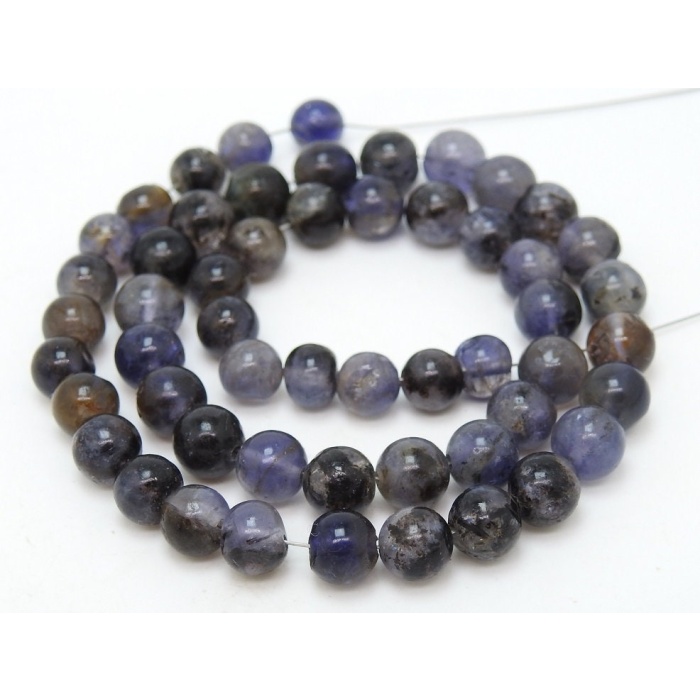 100%Natural,Iolite Smooth Sphere Ball Bead,Round,Necklace,Jewelry,Handmade,Loose Stone,Wholesaler,SuppliesNecklace 12Inch Strand | Save 33% - Rajasthan Living 5