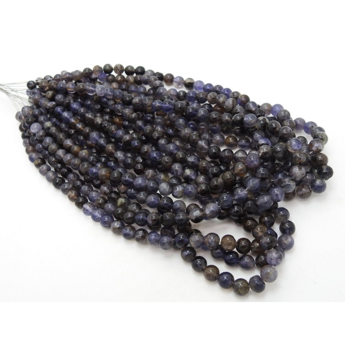 100%Natural,Iolite Smooth Sphere Ball Bead,Round,Necklace,Jewelry,Handmade,Loose Stone,Wholesaler,SuppliesNecklace 12Inch Strand | Save 33% - Rajasthan Living 9