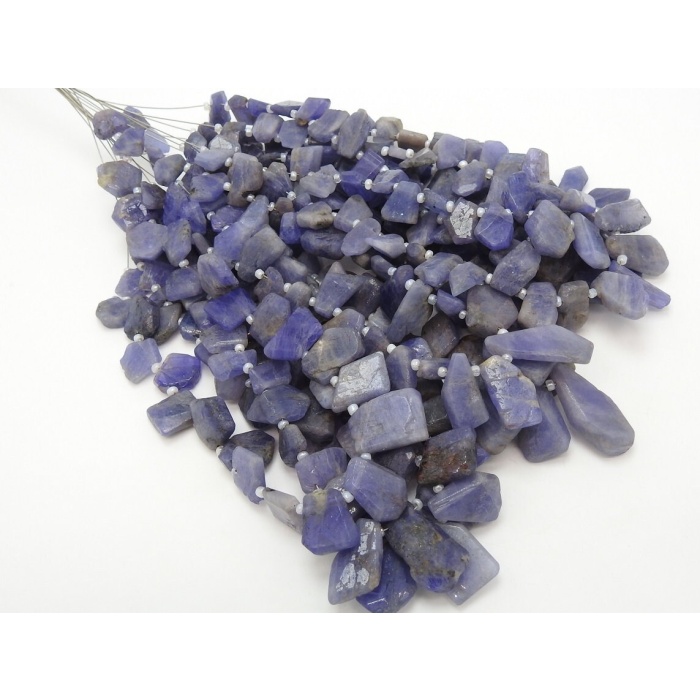 Tanzanite Fancy Shape Briolettes,Faceted,Nuggets,Irregular Shape,For Making Jewelry,Wholesaler,Supplies 8Inch 15X12To7X5MM Approx BR8 | Save 33% - Rajasthan Living 11