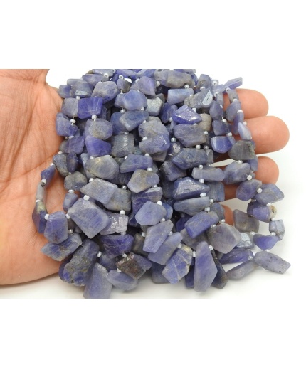 Tanzanite Fancy Shape Briolettes,Faceted,Nuggets,Irregular Shape,For Making Jewelry,Wholesaler,Supplies 8Inch 15X12To7X5MM Approx BR8 | Save 33% - Rajasthan Living 3