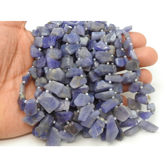 Tanzanite Fancy Shape Briolettes,Faceted,Nuggets,Irregular Shape,For Making Jewelry,Wholesaler,Supplies 8Inch 15X12To7X5MM Approx BR8 | Save 33% - Rajasthan Living 7