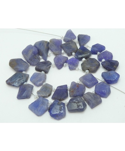 Tanzanite Fancy Shape Briolettes,Faceted,Nuggets,Irregular Shape,For Making Jewelry,Wholesaler,Supplies 8Inch 15X12To7X5MM Approx BR8 | Save 33% - Rajasthan Living