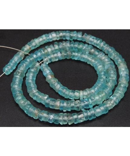 Sky Blue Apatite Smooth Tyre,Coin,Button,Wheel Shape Beads,Matte Polished,Wholesale Price,New Arrival 100%Natural T2 | Save 33% - Rajasthan Living 3