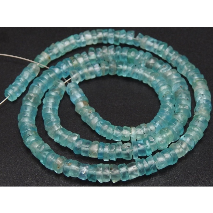 Sky Blue Apatite Smooth Tyre,Coin,Button,Wheel Shape Beads,Matte Polished,Wholesale Price,New Arrival 100%Natural T2 | Save 33% - Rajasthan Living 7