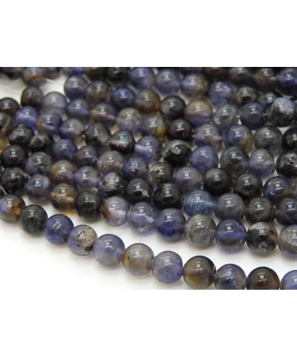 100%Natural,Iolite Smooth Sphere Ball Bead,Round,Necklace,Jewelry,Handmade,Loose Stone,Wholesaler,SuppliesNecklace 12Inch Strand | Save 33% - Rajasthan Living 3