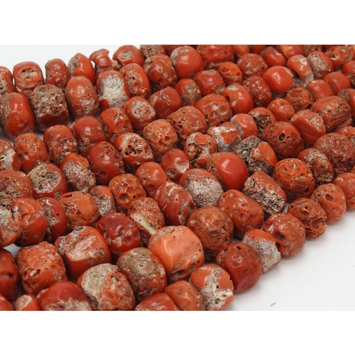 Red Coral Roundel Smooth Bead,Handmade,Loose Stone,Wholesaler,Supplies,For Making Jewelry,Necklace 100%Natural(BK)CR2 | Save 33% - Rajasthan Living 8