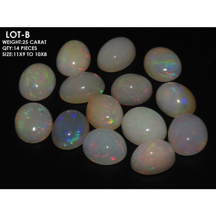 Ethiopian Opal Smooth Cabochons Lot,Fancy Shape,Multi Flashy Fire,Handmade,Loose Stone,Gemstone For Making Pendent,Jewelry (wm)EO2 | Save 33% - Rajasthan Living 7
