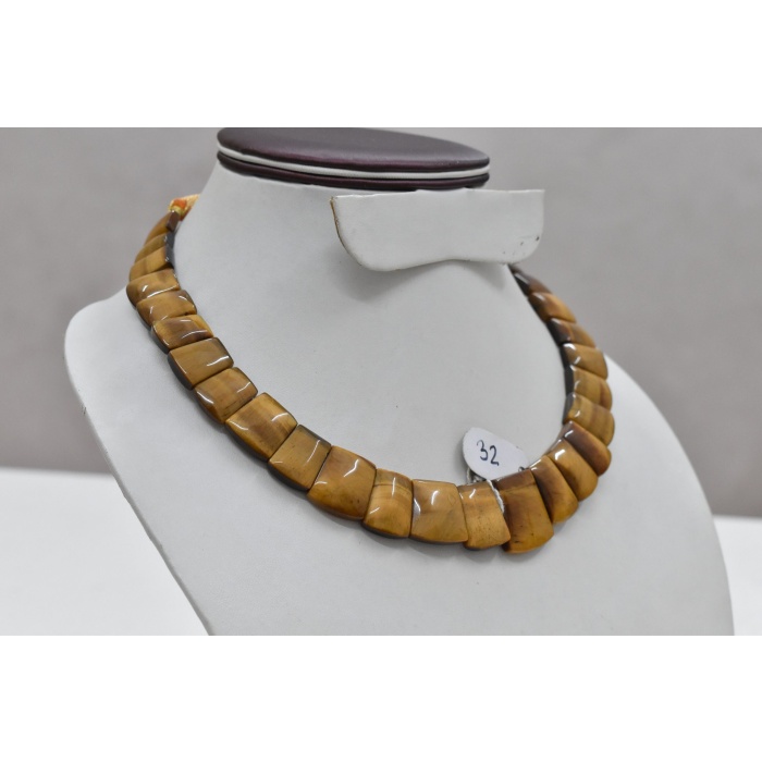 100% Natural Tiger Eye Handmade Necklace,Collar Necklace,Princess Necklace,Choker Necklace,Bib Necklace,Matinee Necklace,Handicraft Necklace | Save 33% - Rajasthan Living 8
