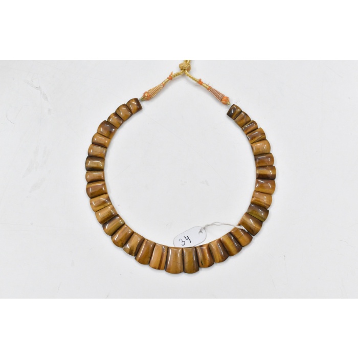 100% Natural Tiger Eye Handmade Necklace,Collar Necklace,Princess Necklace,Choker Necklace,Bib Necklace,Matinee Necklace,Handicraft Necklace | Save 33% - Rajasthan Living 10
