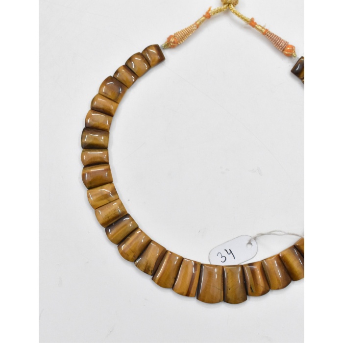 100% Natural Tiger Eye Handmade Necklace,Collar Necklace,Princess Necklace,Choker Necklace,Bib Necklace,Matinee Necklace,Handicraft Necklace | Save 33% - Rajasthan Living 9