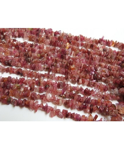 Pink Tourmaline Natural Rough Beads,Anklets,Polished,16Inch 7X3To4X3MM Approx,Wholesale Price,New Arrival,(pme)RB2 | Save 33% - Rajasthan Living 3
